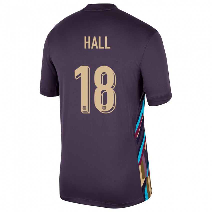 Mujer Camiseta Inglaterra Lewis Hall #18 Pasa Oscura 2ª Equipación 24-26 La Camisa Chile