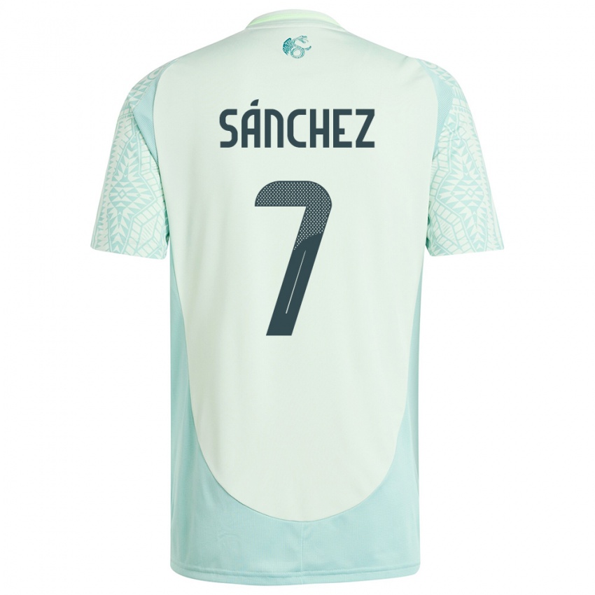 Mujer Camiseta México Maria Sanchez #7 Lino Verde 2ª Equipación 24-26 La Camisa Chile