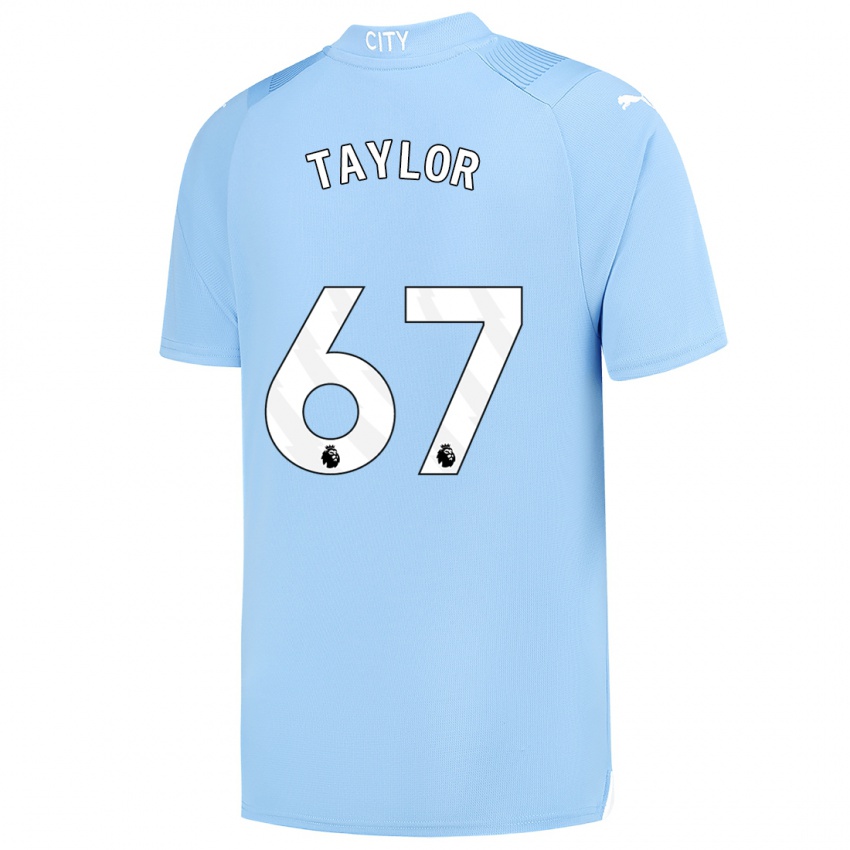 Niño Camiseta Kane Taylor #67 Azul Claro 1ª Equipación 2023/24 La Camisa Chile