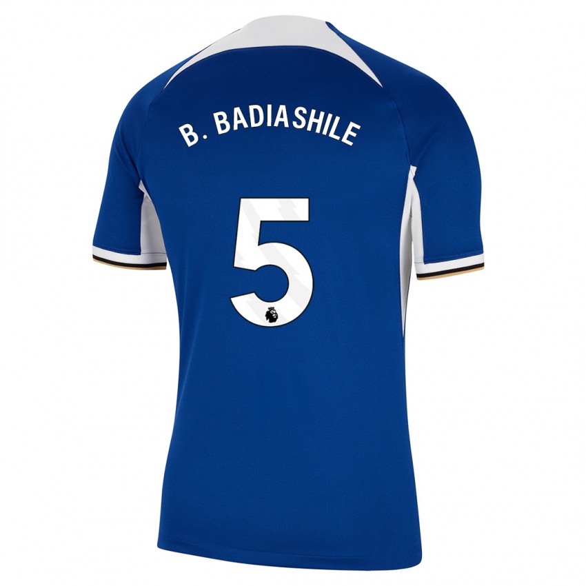 Niño Camiseta Benoît Badiashile #5 Azul 1ª Equipación 2023/24 La Camisa Chile