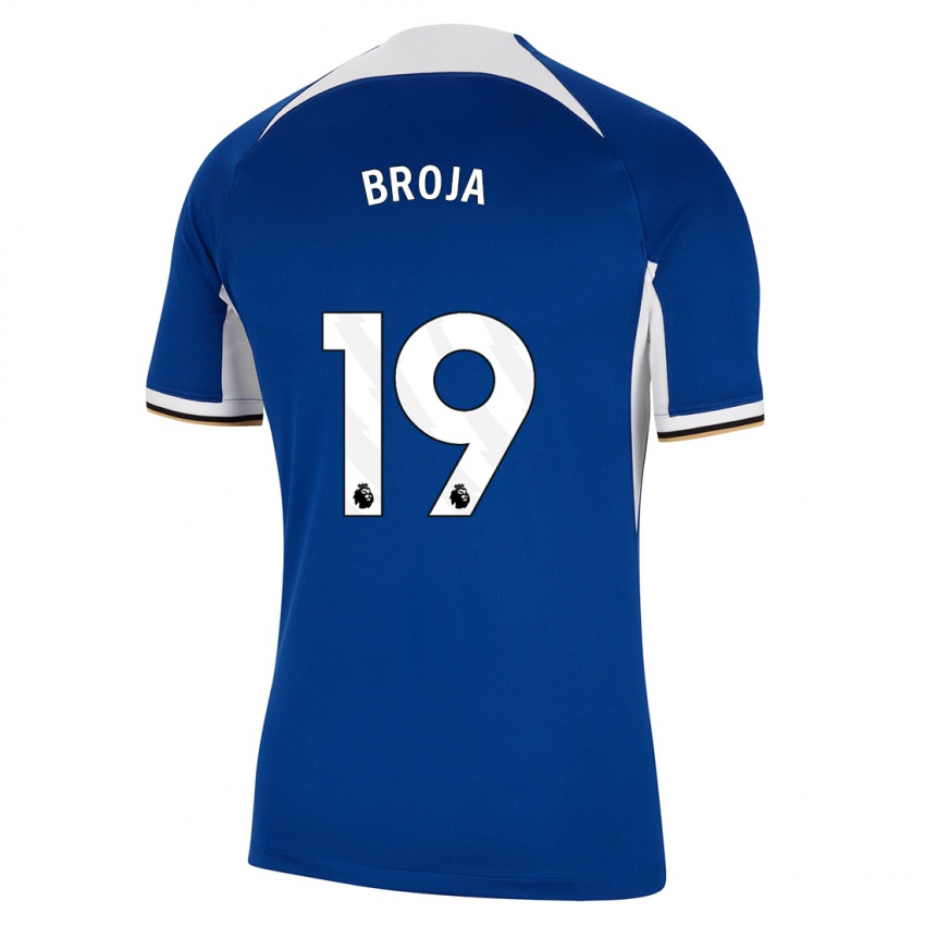 Niño Camiseta Armando Broja #19 Azul 1ª Equipación 2023/24 La Camisa Chile