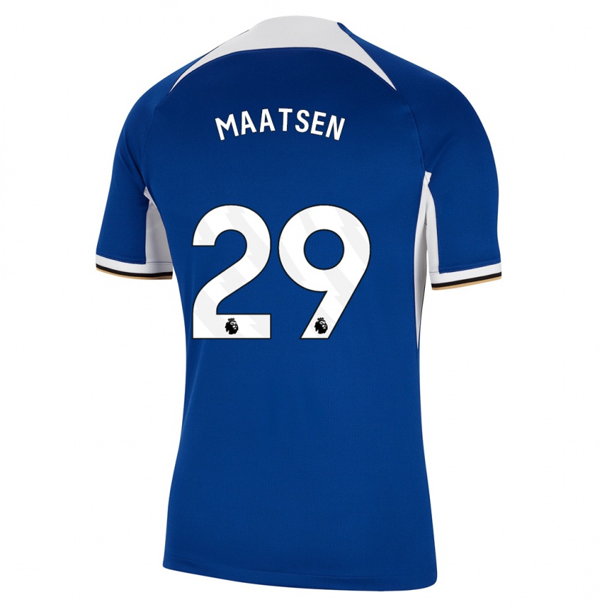 Niño Camiseta Ian Maatsen #29 Azul 1ª Equipación 2023/24 La Camisa Chile