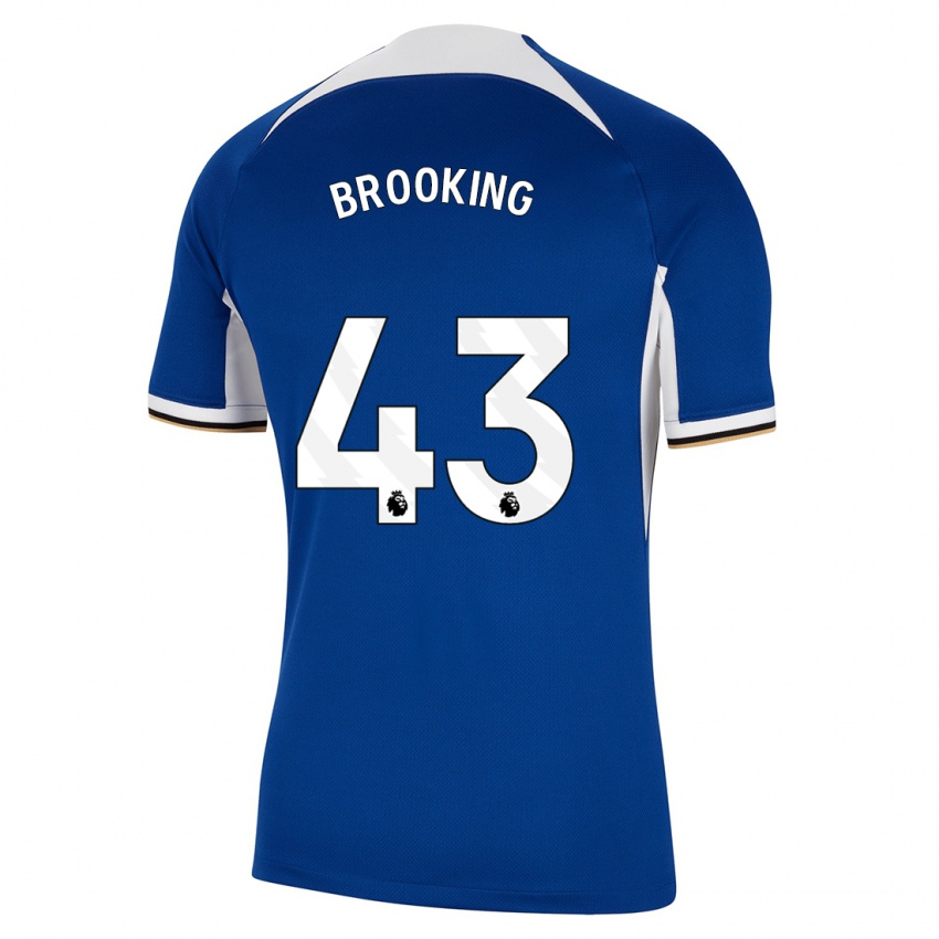 Niño Camiseta Josh Brooking #43 Azul 1ª Equipación 2023/24 La Camisa Chile