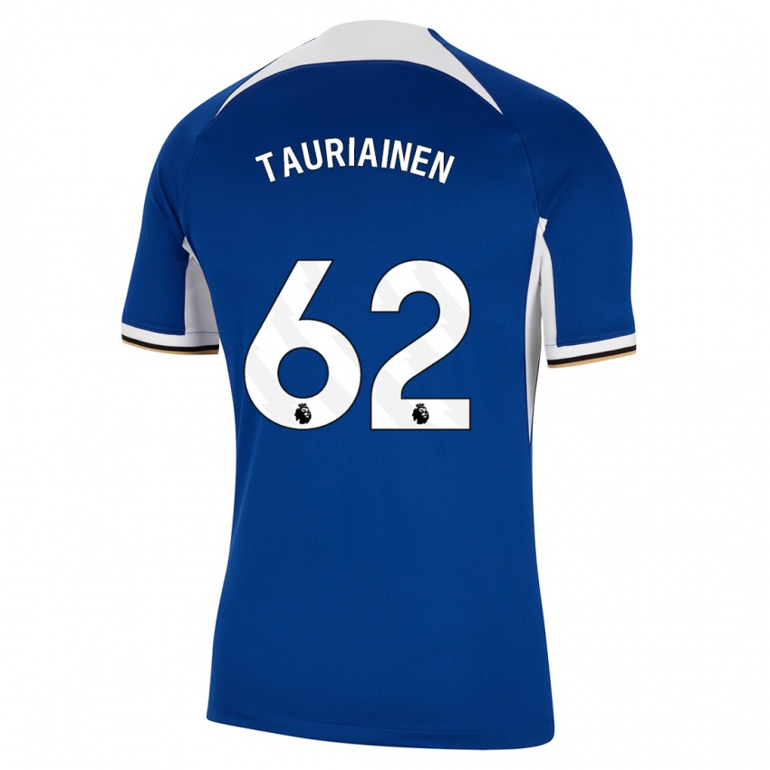 Niño Camiseta Jimi Tauriainen #62 Azul 1ª Equipación 2023/24 La Camisa Chile