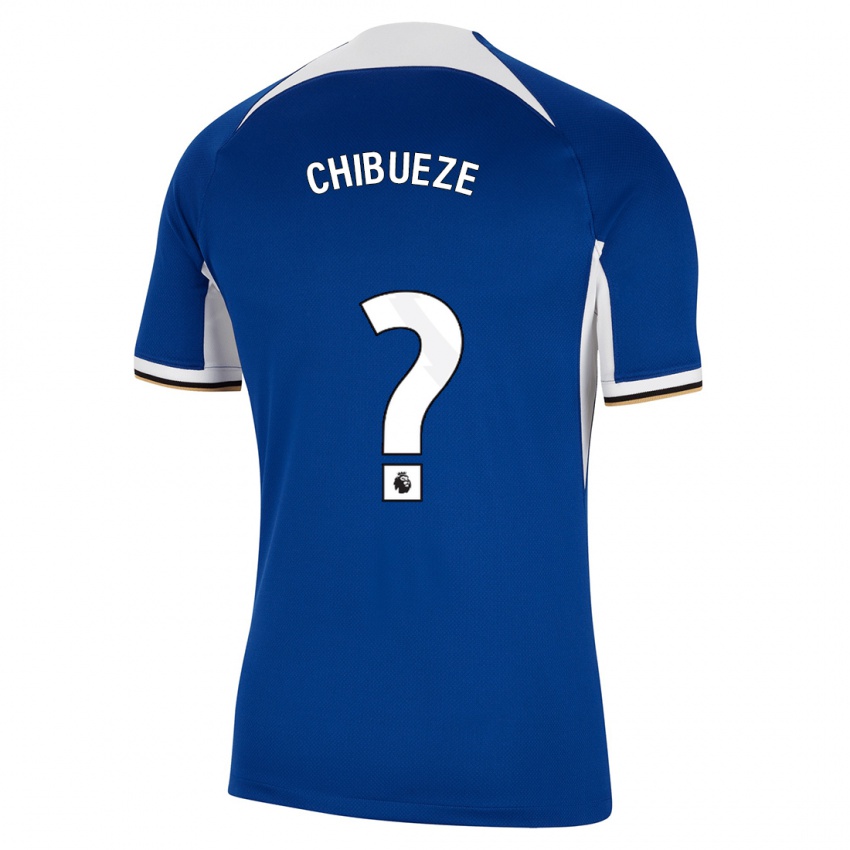 Niño Camiseta Chinonso Chibueze #0 Azul 1ª Equipación 2023/24 La Camisa Chile
