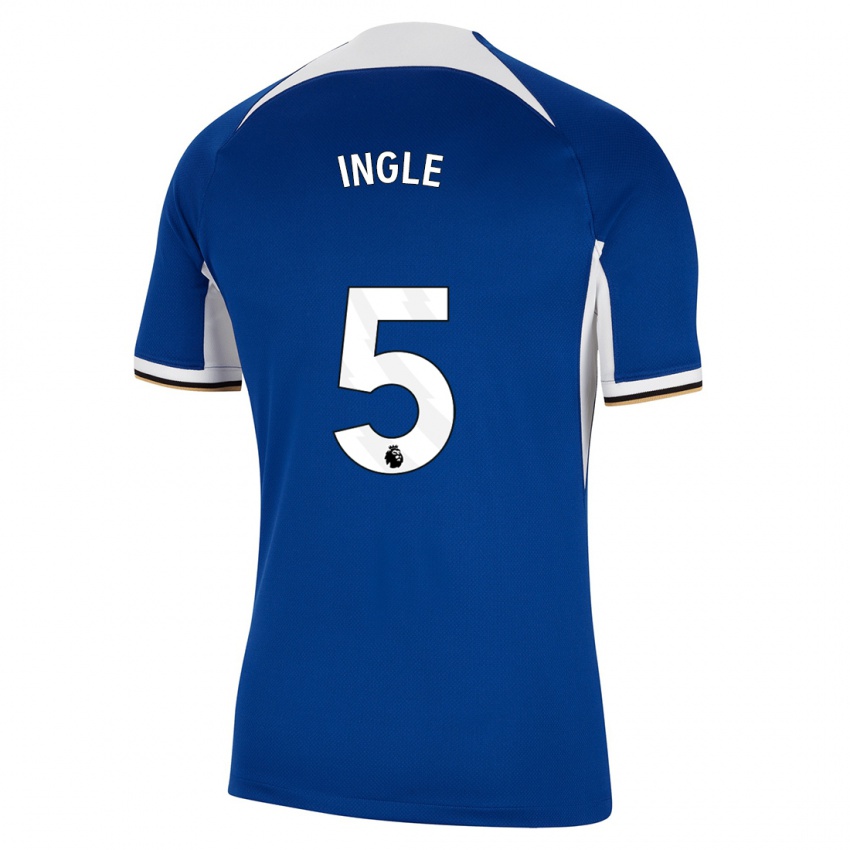 Niño Camiseta Sophie Ingle #5 Azul 1ª Equipación 2023/24 La Camisa Chile