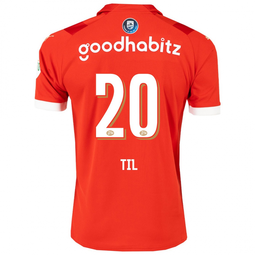 Niño Camiseta Guus Til #20 Rojo 1ª Equipación 2023/24 La Camisa Chile