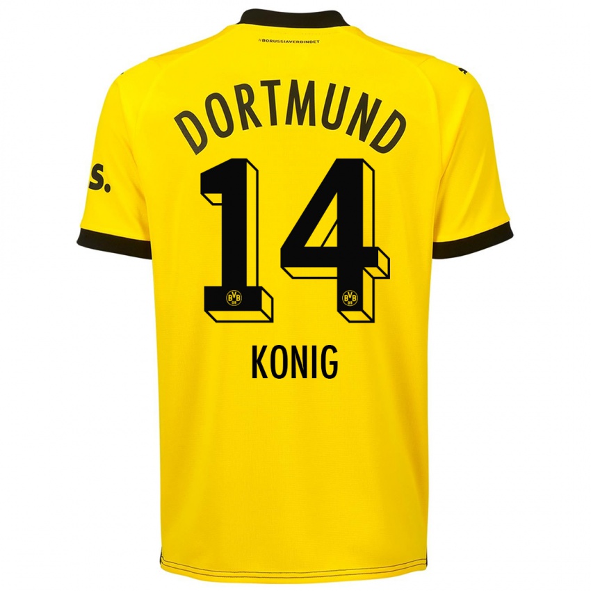 Niño Camiseta Raul Konig #14 Amarillo 1ª Equipación 2023/24 La Camisa Chile