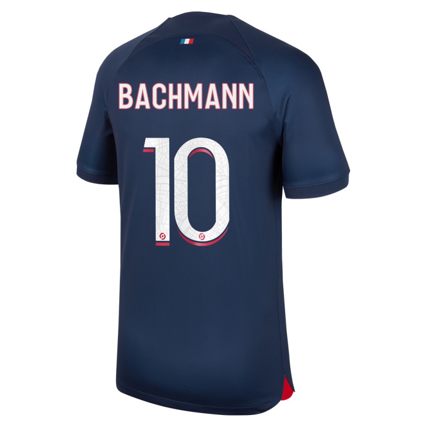 Niño Camiseta Ramona Bachmann #10 Azul Rojo 1ª Equipación 2023/24 La Camisa Chile