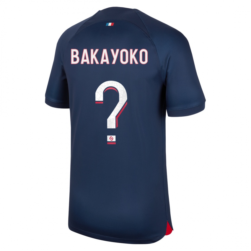 Niño Camiseta Ibrahim Bakayoko #0 Azul Rojo 1ª Equipación 2023/24 La Camisa Chile