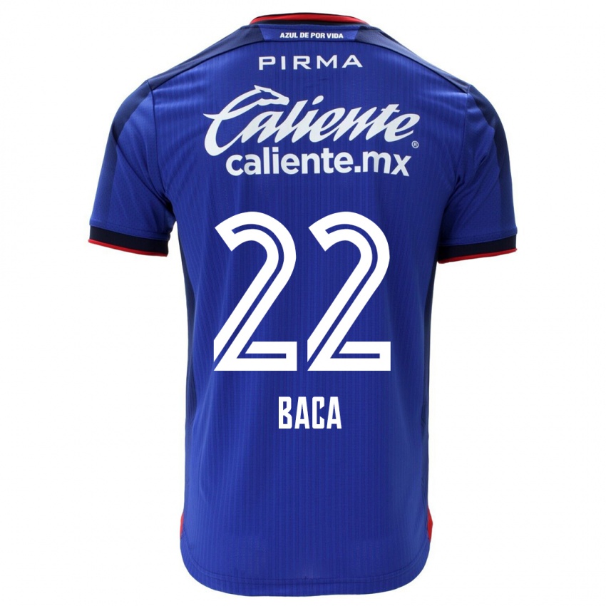Niño Camiseta Rafael Baca #22 Azul 1ª Equipación 2023/24 La Camisa Chile