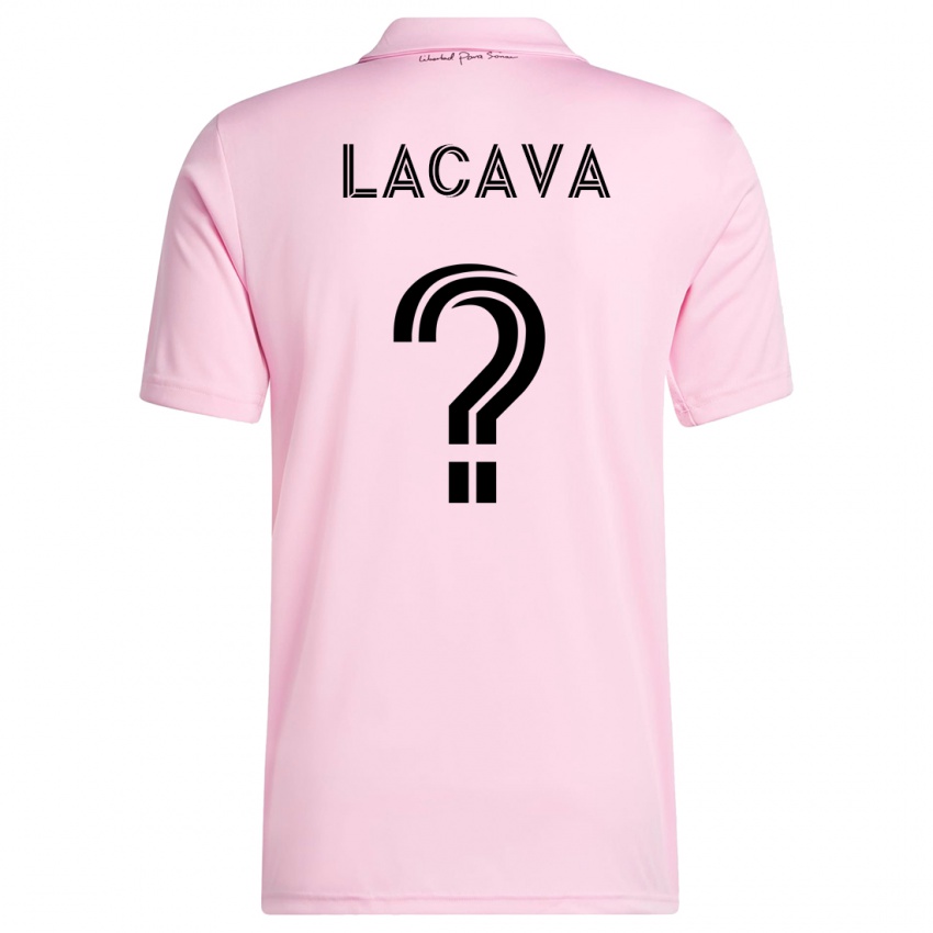 Niño Camiseta Jake Lacava #0 Rosa 1ª Equipación 2023/24 La Camisa Chile