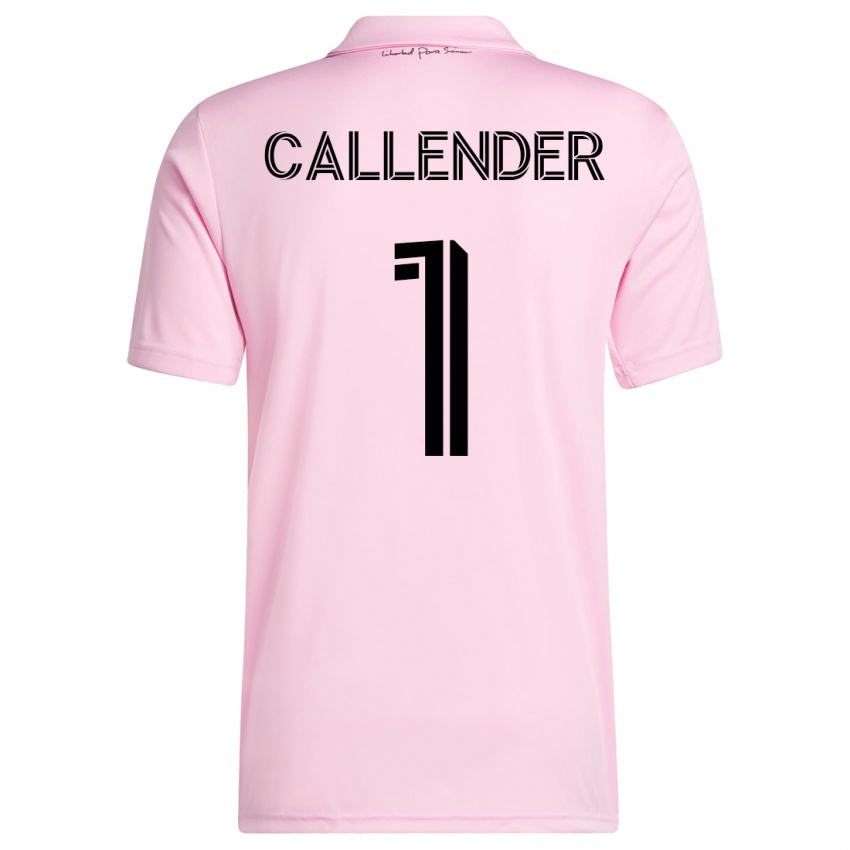 Niño Camiseta Drake Callender #1 Rosa 1ª Equipación 2023/24 La Camisa Chile