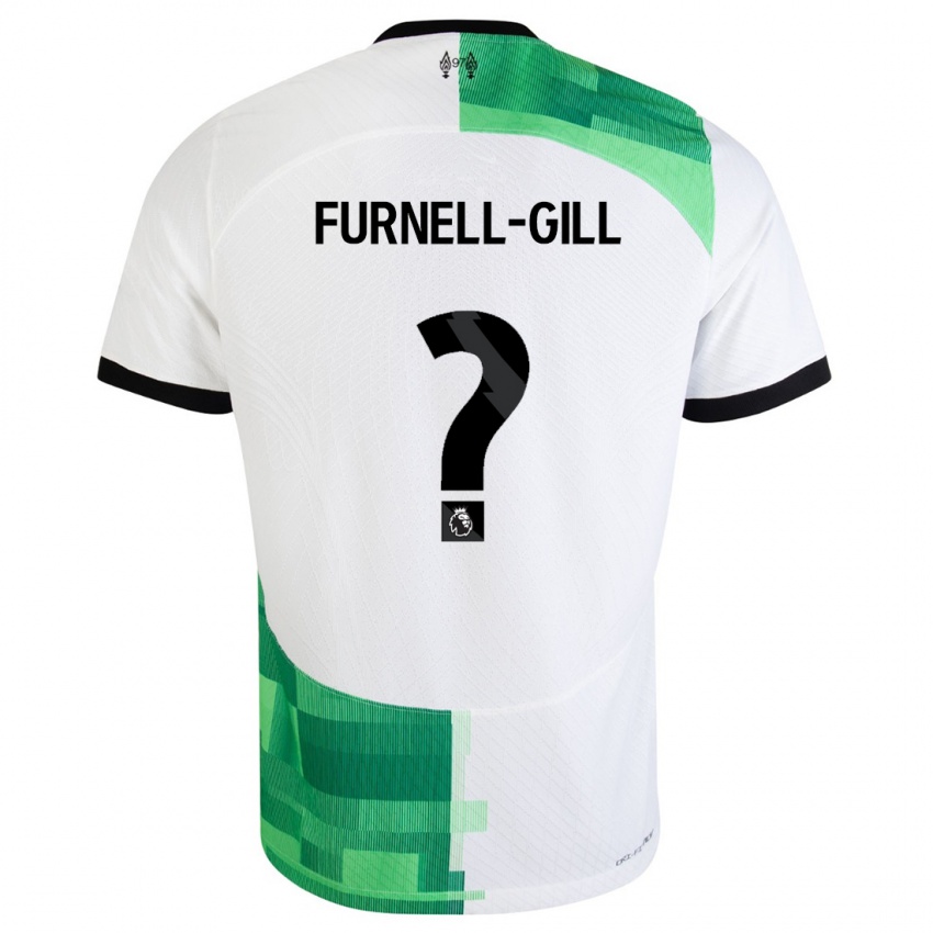 Niño Camiseta Luca Furnell-Gill #0 Blanco Verde 2ª Equipación 2023/24 La Camisa Chile