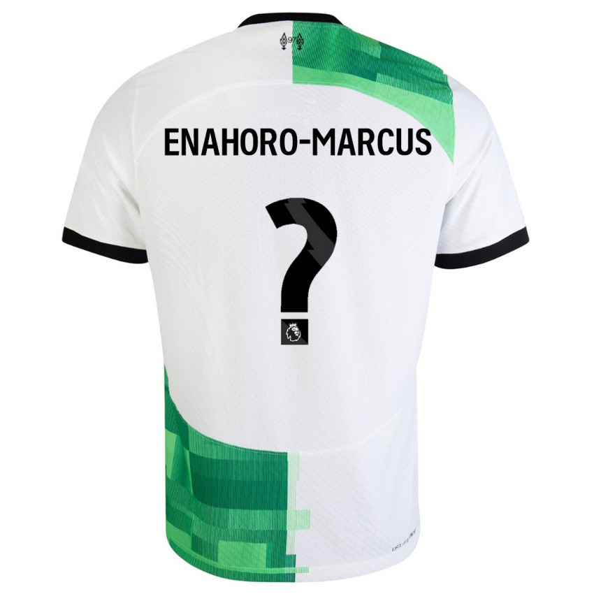 Niño Camiseta Louis Enahoro-Marcus #0 Blanco Verde 2ª Equipación 2023/24 La Camisa Chile