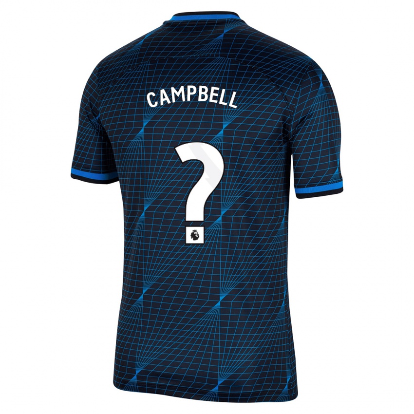 Niño Camiseta Luke Campbell #0 Azul Oscuro 2ª Equipación 2023/24 La Camisa Chile