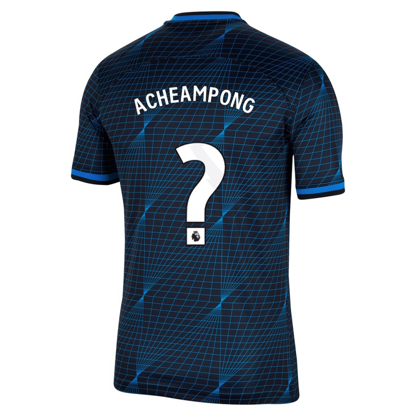 Niño Camiseta Josh Acheampong #0 Azul Oscuro 2ª Equipación 2023/24 La Camisa Chile