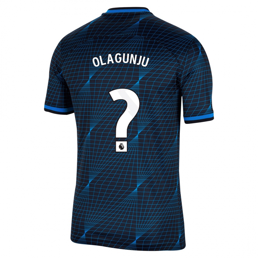 Niño Camiseta Saheed Olagunju #0 Azul Oscuro 2ª Equipación 2023/24 La Camisa Chile