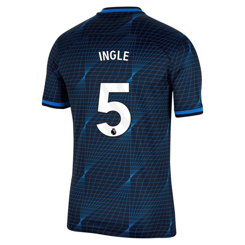 Niño Camiseta Sophie Ingle #5 Azul Oscuro 2ª Equipación 2023/24 La Camisa Chile
