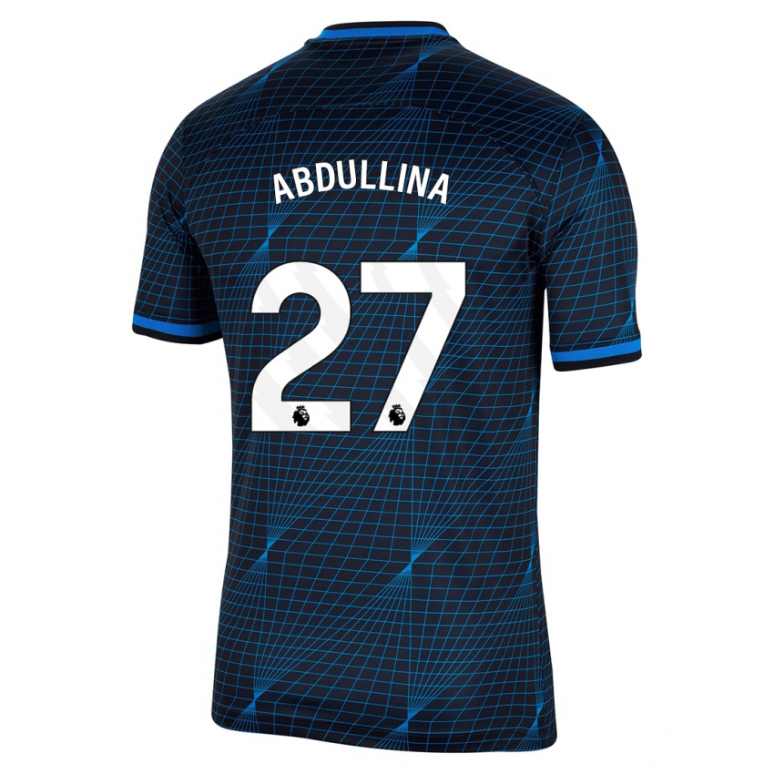 Niño Camiseta Alsu Abdullina #27 Azul Oscuro 2ª Equipación 2023/24 La Camisa Chile