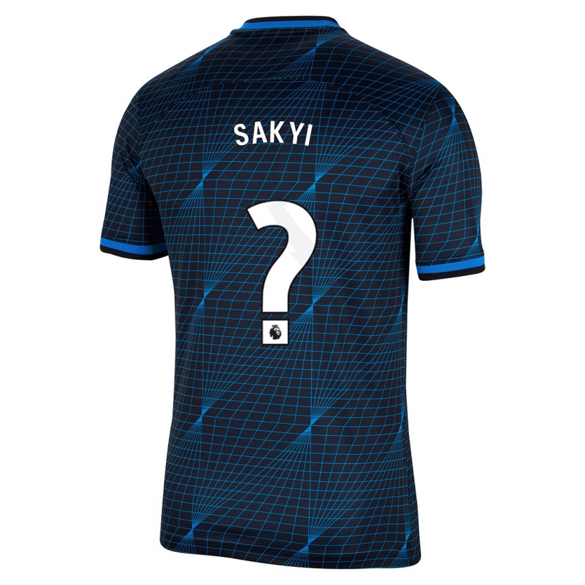 Niño Camiseta Samuel Rak-Sakyi #0 Azul Oscuro 2ª Equipación 2023/24 La Camisa Chile