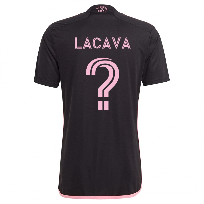 Niño Camiseta Jake Lacava #0 Negro 2ª Equipación 2023/24 La Camisa Chile