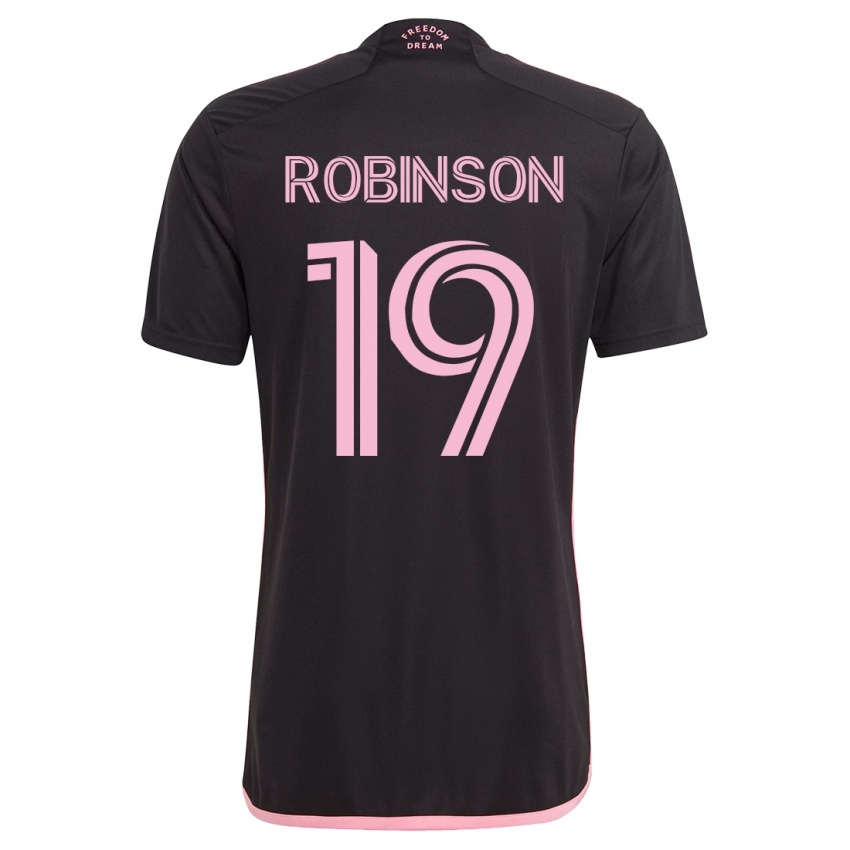 Niño Camiseta Robbie Robinson #19 Negro 2ª Equipación 2023/24 La Camisa Chile