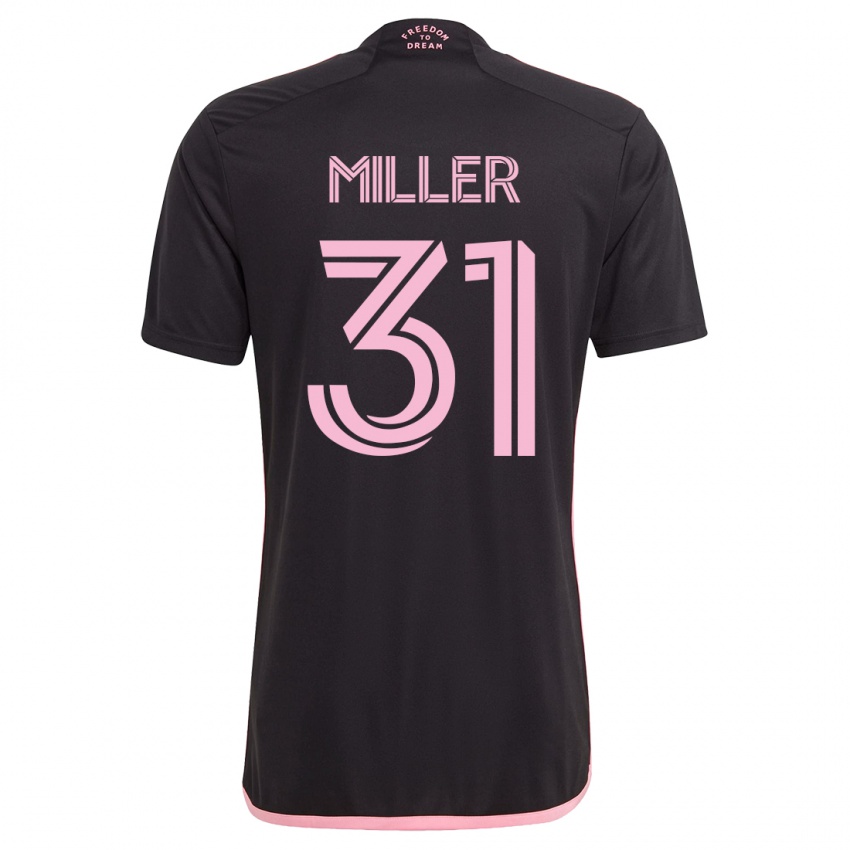 Niño Camiseta Kamal Miller #31 Negro 2ª Equipación 2023/24 La Camisa Chile