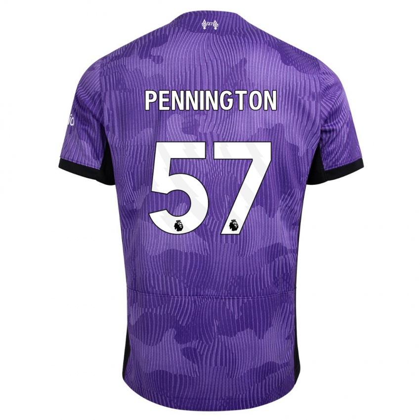 Niño Camiseta Cody Pennington #57 Púrpura Equipación Tercera 2023/24 La Camisa Chile