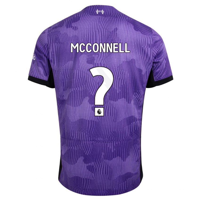 Niño Camiseta James Mcconnell #0 Púrpura Equipación Tercera 2023/24 La Camisa Chile