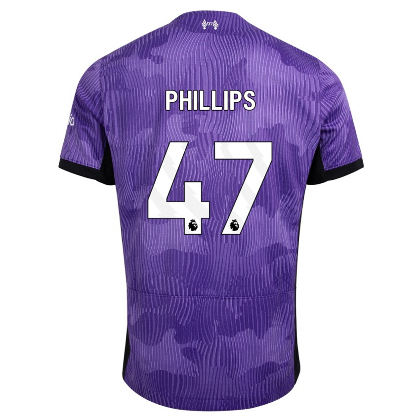 Niño Camiseta Nathaniel Phillips #47 Púrpura Equipación Tercera 2023/24 La Camisa Chile