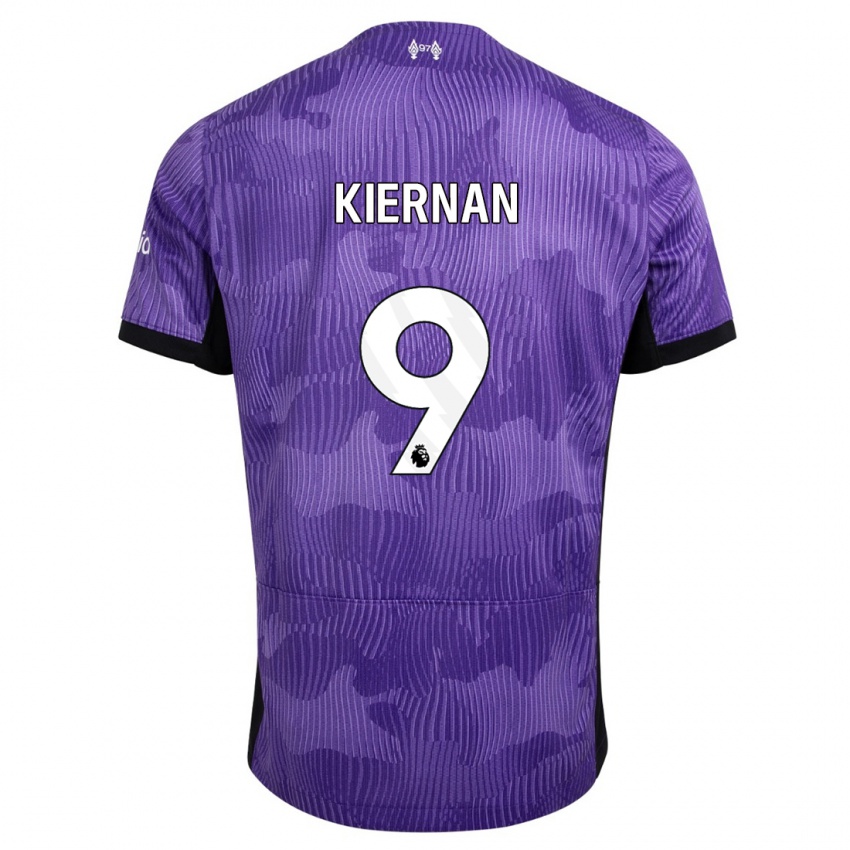Niño Camiseta Leanne Kiernan #9 Púrpura Equipación Tercera 2023/24 La Camisa Chile