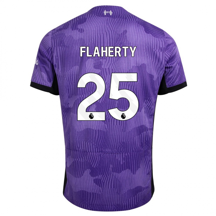 Niño Camiseta Gilly Flaherty #25 Púrpura Equipación Tercera 2023/24 La Camisa Chile