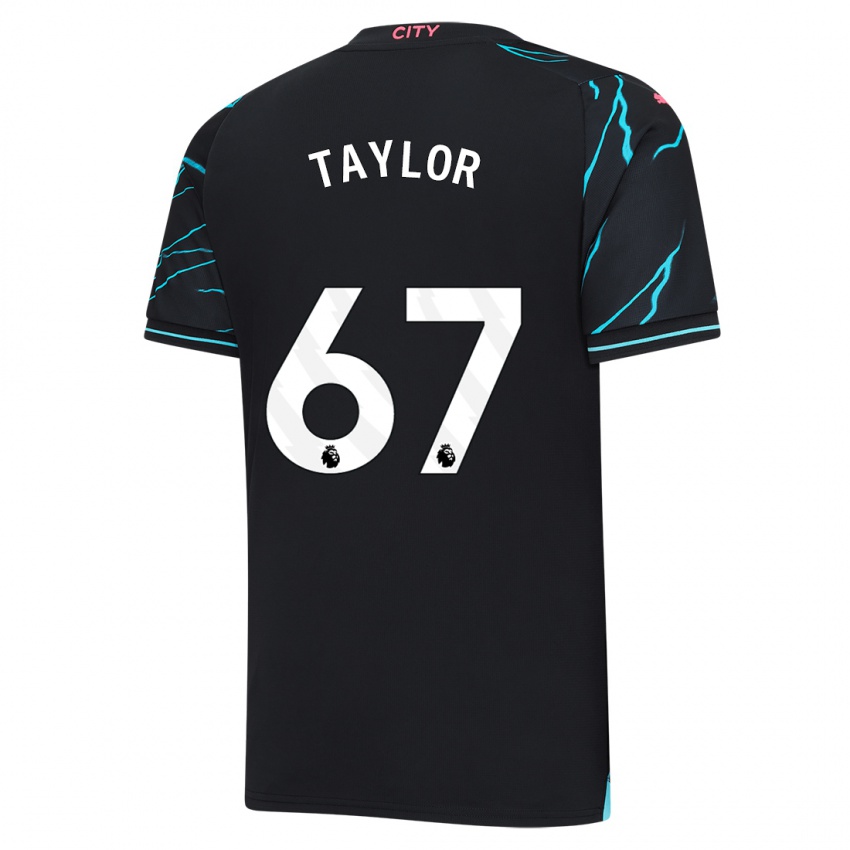 Niño Camiseta Kane Taylor #67 Azul Oscuro Equipación Tercera 2023/24 La Camisa Chile