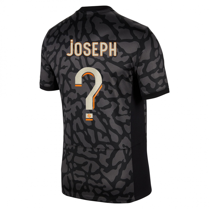 Niño Camiseta Amelie Joseph #0 Negro Equipación Tercera 2023/24 La Camisa Chile