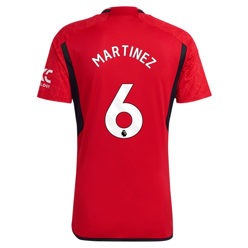 Hombre Camiseta Lisandro Martínez #6 Rojo 1ª Equipación 2023/24 La Camisa Chile