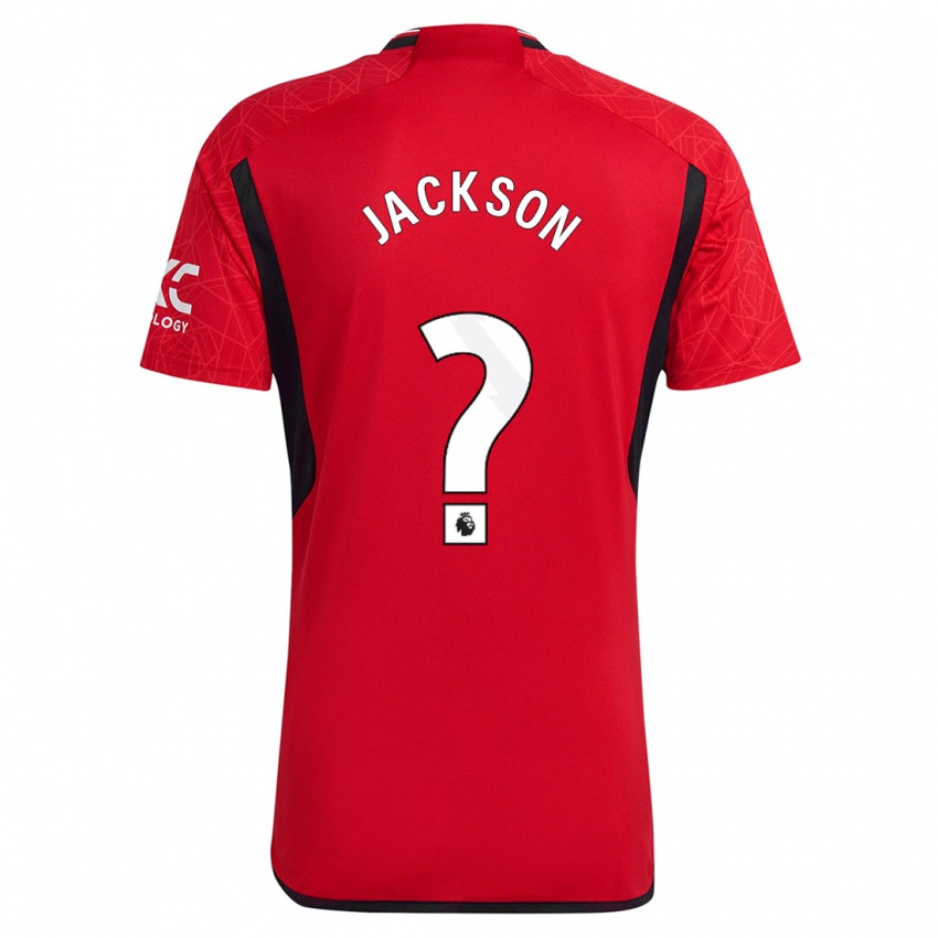 Hombre Camiseta Louis Jackson #0 Rojo 1ª Equipación 2023/24 La Camisa Chile