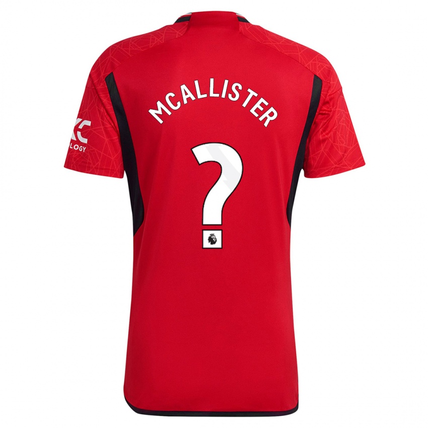 Hombre Camiseta Finley Mcallister #0 Rojo 1ª Equipación 2023/24 La Camisa Chile