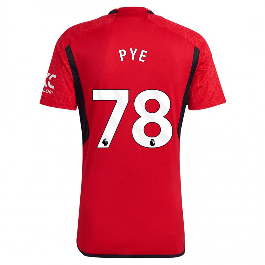 Hombre Camiseta Logan Pye #78 Rojo 1ª Equipación 2023/24 La Camisa Chile