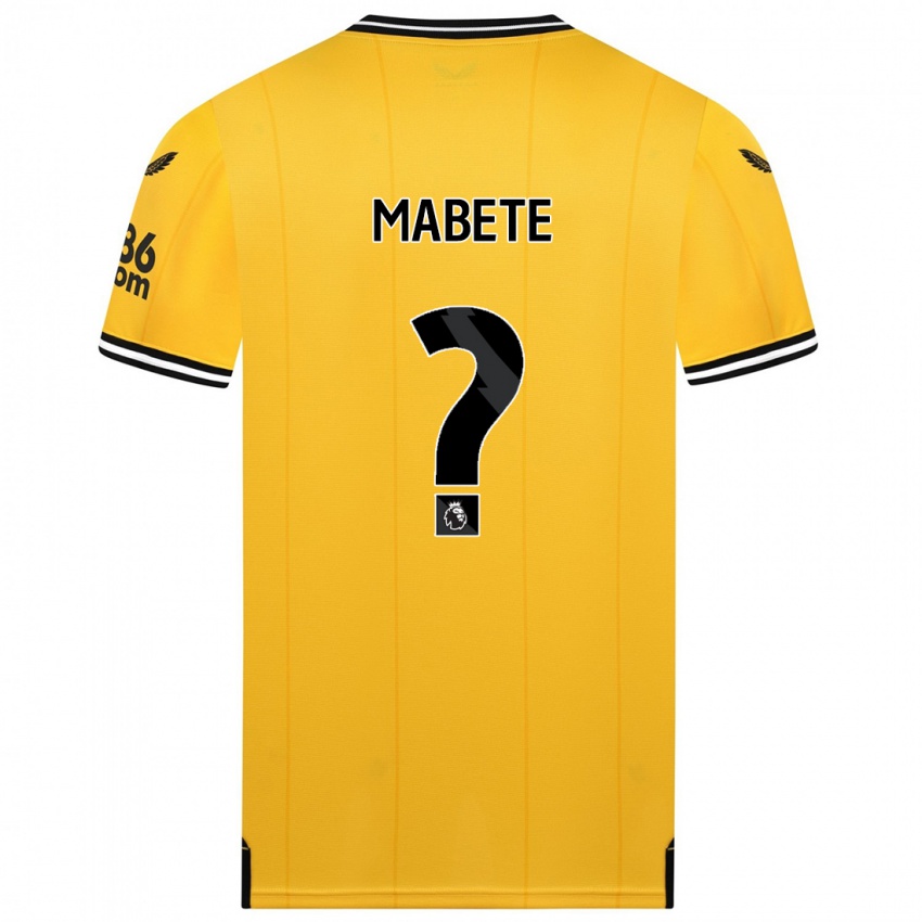 Hombre Camiseta Filozofe Mabete #0 Amarillo 1ª Equipación 2023/24 La Camisa Chile