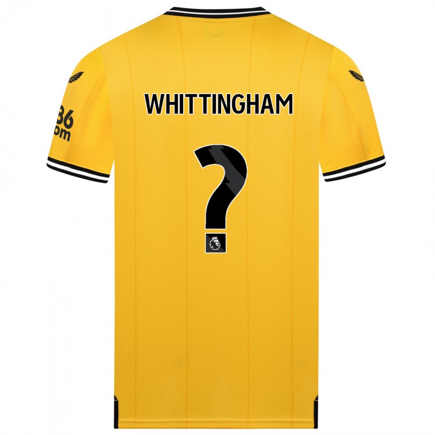 Hombre Camiseta Matthew Whittingham #0 Amarillo 1ª Equipación 2023/24 La Camisa Chile