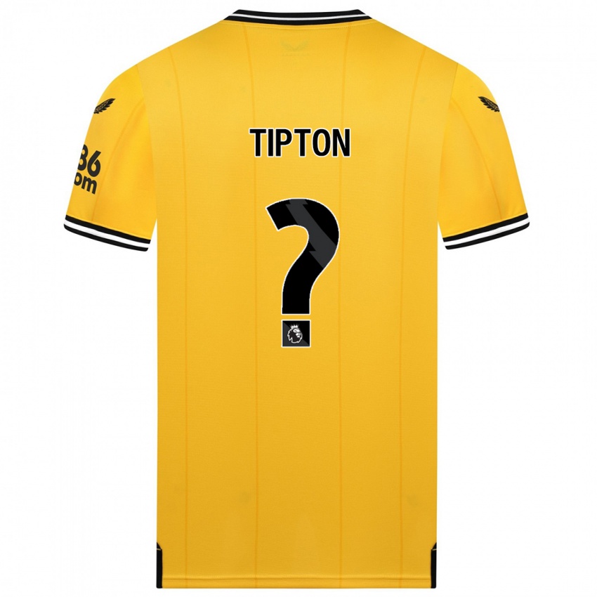 Hombre Camiseta Ollie Tipton #0 Amarillo 1ª Equipación 2023/24 La Camisa Chile
