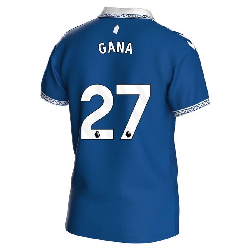 Hombre Camiseta Idrissa Gueye #27 Azul Real 1ª Equipación 2023/24 La Camisa Chile