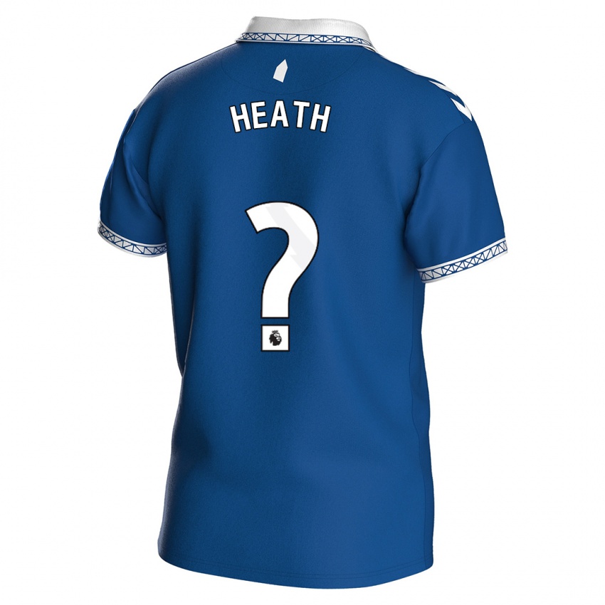 Hombre Camiseta Isaac Heath #0 Azul Real 1ª Equipación 2023/24 La Camisa Chile