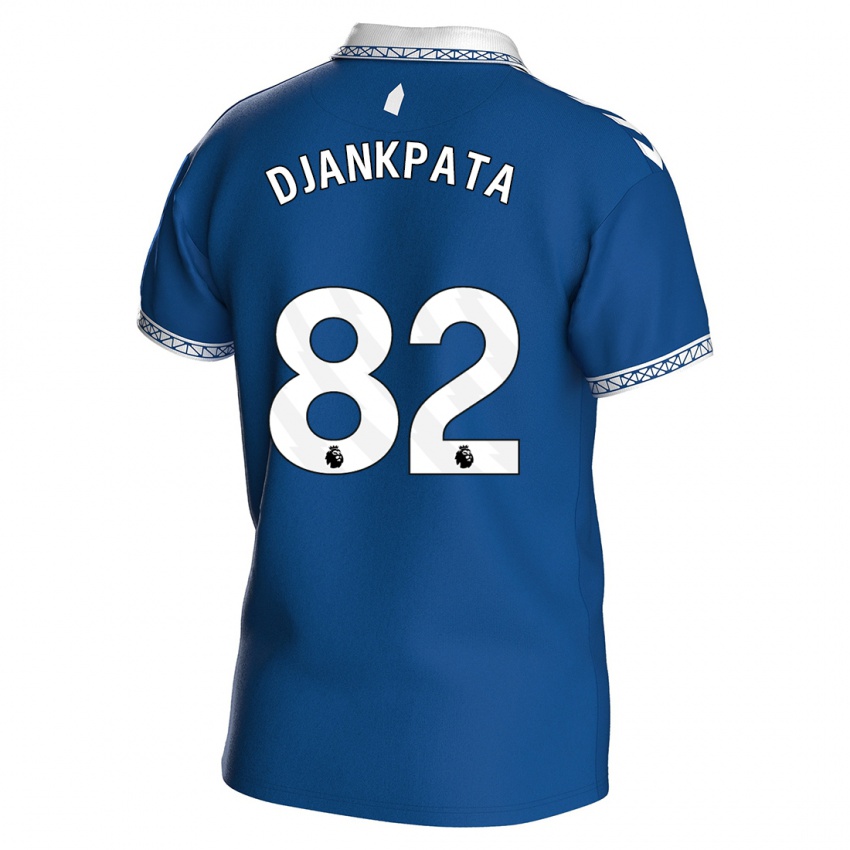 Hombre Camiseta Halid Djankpata #82 Azul Real 1ª Equipación 2023/24 La Camisa Chile