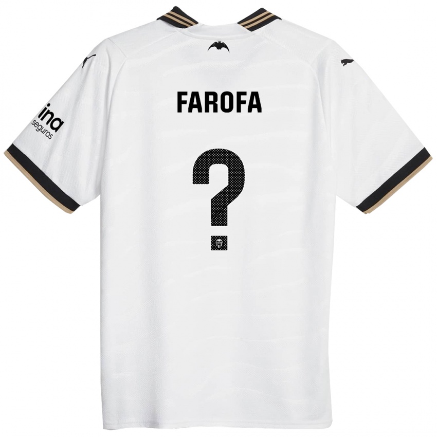 Hombre Camiseta Rodrigo Farofa #0 Blanco 1ª Equipación 2023/24 La Camisa Chile
