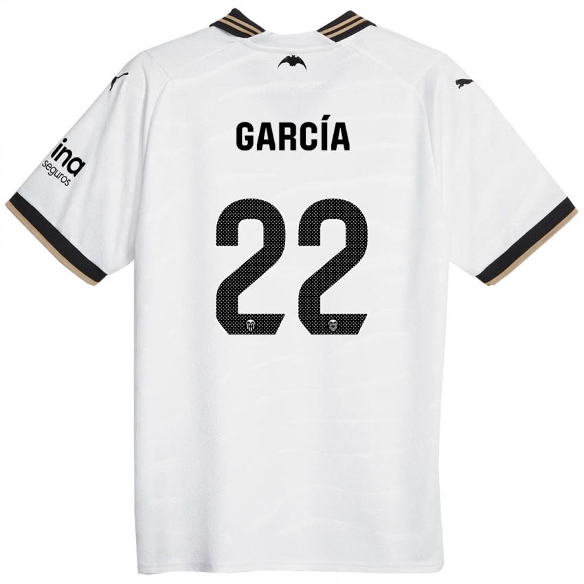 Hombre Camiseta Azael García #22 Blanco 1ª Equipación 2023/24 La Camisa Chile