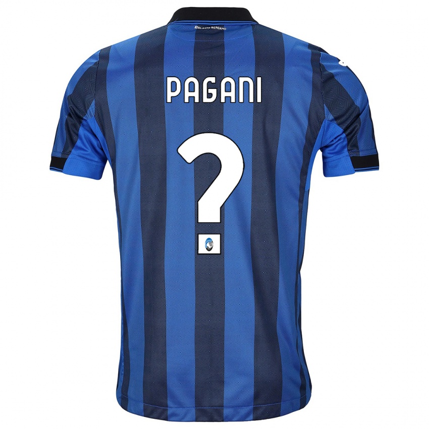 Hombre Camiseta Federico Pagani #0 Azul Negro 1ª Equipación 2023/24 La Camisa Chile
