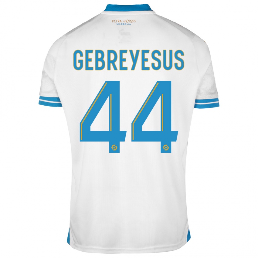 Hombre Camiseta Esey Gebreyesus #44 Blanco 1ª Equipación 2023/24 La Camisa Chile