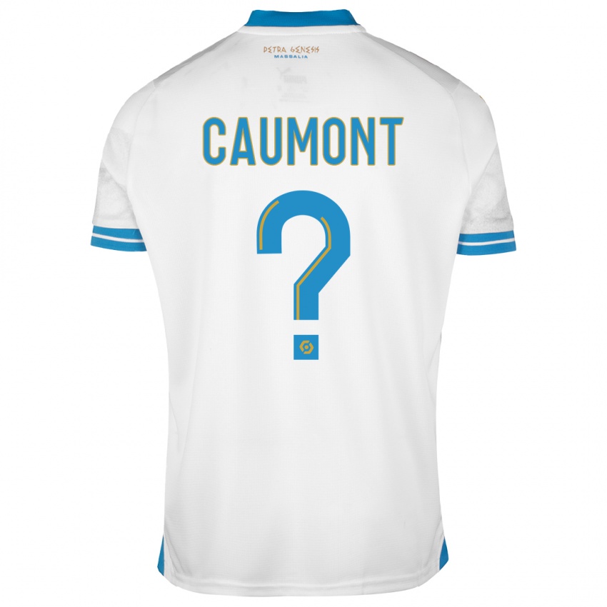 Hombre Camiseta Enzo Caumont #0 Blanco 1ª Equipación 2023/24 La Camisa Chile